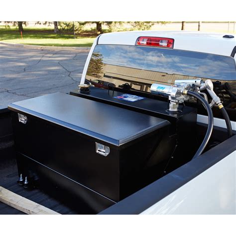 steel external gas tank tool box|fuel box for diesel trucks.